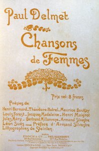 Kvinnors sånger av Théophile Alexandre Steinlen