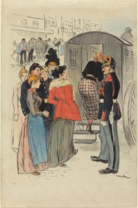 The Roundup, 1893. av Théophile Alexandre Steinlen