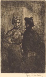 Encounter (Encounter) av Théophile Alexandre Steinlen