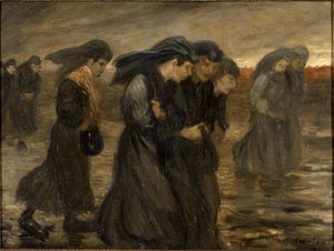 Arbetarnas återkomst Arbetarnas återkomst, 1903. av Théophile Alexandre Steinlen