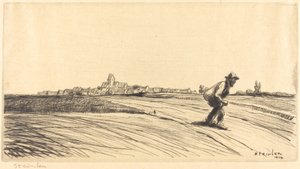 Luffare med bunt av Théophile Alexandre Steinlen
