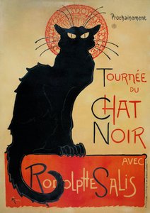 Black Cat Tour av Théophile Alexandre Steinlen
