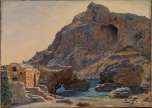 Utsikt över Marina Piccola, Capri: Eftermiddagsljus