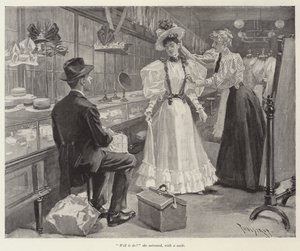 Illustration för dagen för deras bröllop, av W D Howells av Thure de Thulstrup