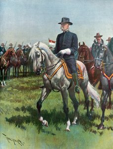 Generalmajor Nelson A. Miles, U.S.A., befälhavande armén