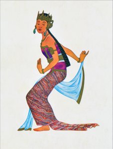 Klassisk javanesisk dansare