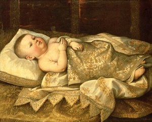 Porträtt av prins Leopold de Medici som en baby