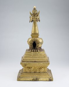 Stupa, sent 1600-tidigt 1700-tal av Tibetan School