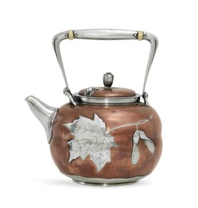 Tekokare, ca 1880 (silver och koppar) av Tiffany and Company