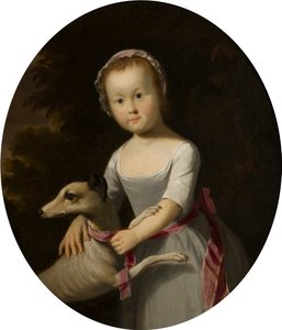 Porträtt av Miss Charlotte Bridgeman som barn (1800-1877), ca 1805-15 (olja på duk) av Tilly Kettle