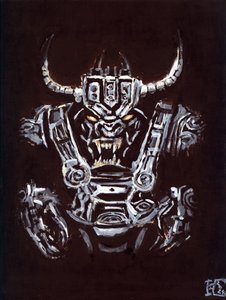 Hotfullt robotmonster