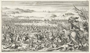 Slaget vid Ascalon den 12 augusti 1099, 1683 av Timotheus Ten Hoorn