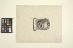 Boktallrik för Calvin Coolidge (bläck) av Timothy Cole