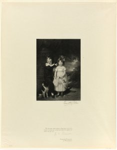 Bror och syster, från Old English Masters av Timothy Cole