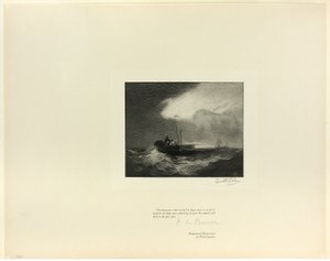 Fiskebåtar utanför Yarmouth, från Old English Masters av Timothy Cole