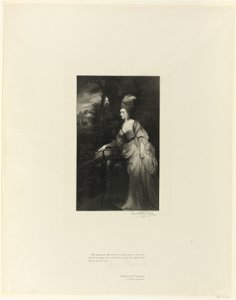 Georgiana, hertiginna av Devonshire, från Old English Masters av Timothy Cole
