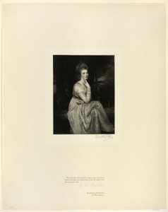 Lady Derby, från Old English Masters av Timothy Cole