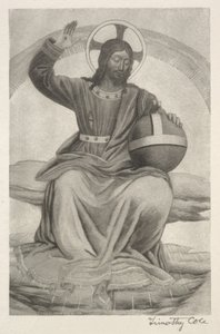 Gamla italienska mästare: Kristus på tronen, 1888-1892. av Timothy Cole