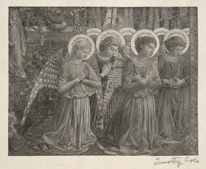 Gamla italienska mästare: Änglarnas grupp, 1888-1892. av Timothy Cole