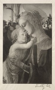 Gamla italienska mästare: Madonna och barn, 1890.