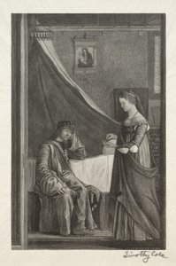 Gamla italienska mästare: St. Ursula med sin far, 1888-1892. av Timothy Cole