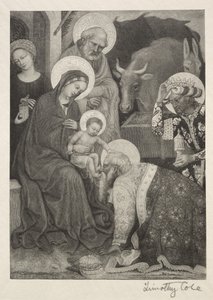 Old Italian Masters: The Adoration of the Magi, 1887. av Timothy Cole