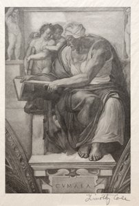 Gamla italienska mästare: The Cumaean Sibyl, 1888-1892. av Timothy Cole