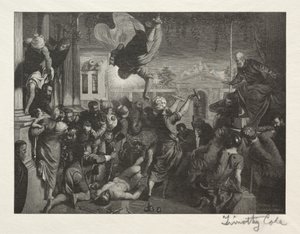 Gamla italienska mästare: Miraklet från Markus, 1888-1892. av Timothy Cole