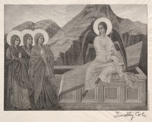 Gamla italienska mästare: The Three Marys at the Sepulcher, 1888-1892. av Timothy Cole