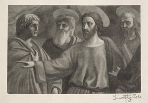 Gamla italienska mästare: Tribute Money, 1888-1892. av Timothy Cole