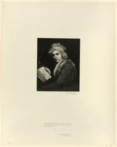 Porträtt av Mary Wollstonecraft, från Old English Masters av Timothy Cole