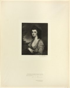 Porträtt av Mrs Davies, från Old English Masters av Timothy Cole