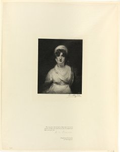 Porträtt av Mrs Siddons, från Old English Masters av Timothy Cole