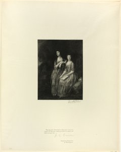 Systrarna: Mrs Sheridan och Mrs Tickell, från Old English Masters av Timothy Cole