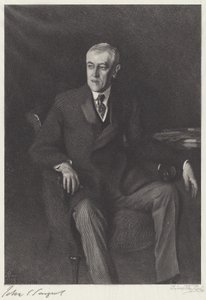 Woodrow Wilson av Timothy Cole after John Singer Sargent