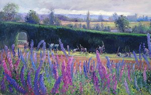 Hoeing Against the Hedge, 1991 av Timothy Easton