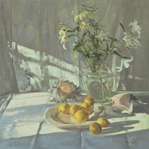 Reflektioner och skuggor (olja på duk) av Timothy Easton