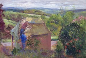 Stängsel av sommarhuset, Lanhydrock House, Cornwall, 1993 av Timothy Easton