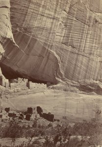 Forntida ruiner i Cañon de Chelle, New Mexico