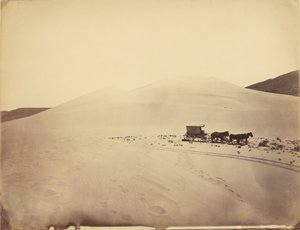 Desert Sand Hills nära Sink of Carson, Nevada