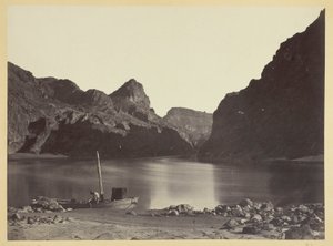 Black Cañon, Coloradofloden, från Camp 8, vy ovanför