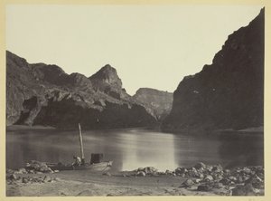 Black Cañon, Coloradofloden, från Camp 8, vy ovanför