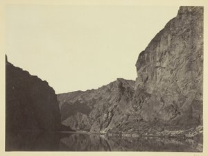 Black Cañon, Coloradofloden, vy nedanför från Big Horn Camp av Timothy O