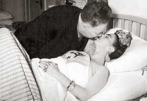 Frida Kahlo och Diego Rivera vid det blå huset (Casa Azul), Coyoacan, Mexico City, 1940
