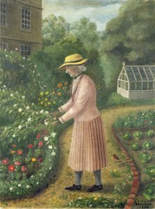 Engelsk kvinna (Mrs Nicholas of Copford Place, 96 år)