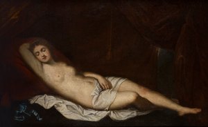 Sleeping Venus, ca 1510-76 (olja på duk)