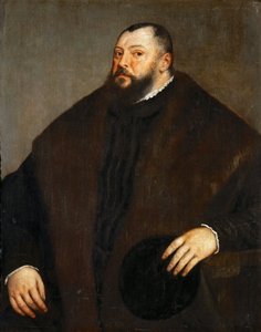 Jean Frederic I de Saxe - John Frederick I (1503-1554), kurfurst av Sachsen - Titian (1488-1576). Olja på duk, ca. 1550. Mått : 103,5x83 cm. Konsthistoriska museet, Vienne av Tiziano Vecelli