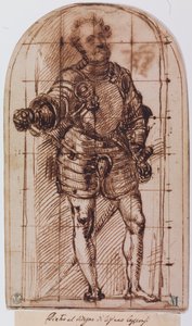 Studie für das Porträt des Herzogs von Urbino von Titian (c.1488-1576)