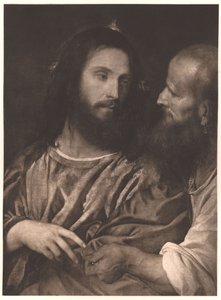 Tyska: Der Zinsgroschen Hyllningspengarna av Titian