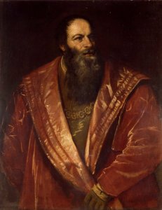 Italienska: Porträtt av Pietro Aretino Porträtt av Pietro Aretino av Titian